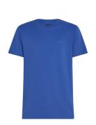 Essential Reg Fit Solid Tee Tops T-shirts Short-sleeved Blue Tommy Hil...