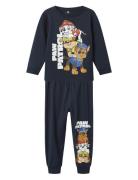 Nmmaspek Pawpatrol Ls Nightset Noos Cplg Pyjamasetti Pyjama Blue Name ...