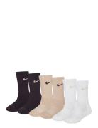 Nike Dri-Fit Crew Socks Sukat Beige Nike