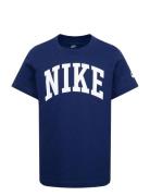 Nike Club Seasonal Tee Tops T-shirts Short-sleeved Navy Nike