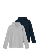 Nknviggo 2P Ls Slim Rollneck O Noos Tops T-shirts Long-sleeved T-shirt...