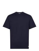 Basic T-Shirt Héritage Tops T-shirts Short-sleeved Navy Armor Lux