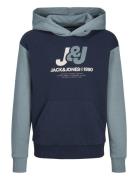 Jjkylo Sweat Hood Mni Tops Sweat-shirts & Hoodies Hoodies Blue Jack & ...