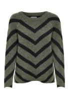 Onleliza L/S Pullover Cc Knt Tops Knitwear Jumpers Green ONLY