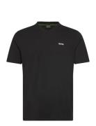 Tee V Sport T-shirts Short-sleeved Black BOSS