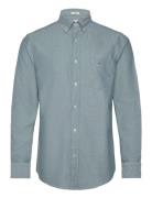 Reg Oxford Shirt Tops Shirts Casual Green GANT