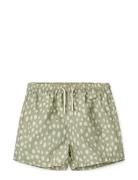 Duke Printed Board Shorts Uimashortsit Green Liewood