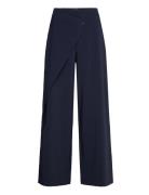 Emana-M Bottoms Trousers Wide Leg Navy MbyM