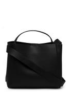 Pu Midi Bag Bags Top Handle Bags Black Gina Tricot