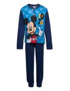 Pyjama Pyjamasetti Pyjama Navy Mickey Mouse