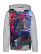 Sweats Tops Sweat-shirts & Hoodies Hoodies Grey Spider-man