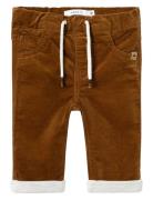 Nbmben Regular Cord Pant Wl 4632-Yt N Bottoms Trousers Brown Name It