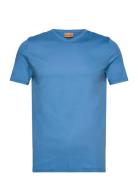 Perry Crunch V-Ss Tee Tops T-shirts Short-sleeved Blue Mos Mosh Galler...