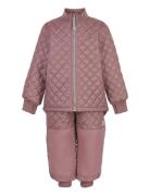 Thermo Set Outerwear Thermo Outerwear Thermo Sets Pink Mikk-line