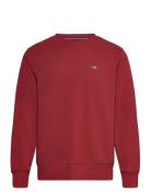 Reg Shield C-Neck Sweat Tops Sweat-shirts & Hoodies Sweat-shirts Red G...