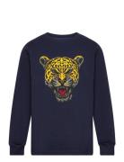 Tndavis L_S Tee Tops Sweat-shirts & Hoodies Sweat-shirts Navy The New