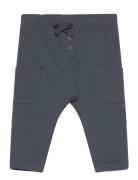 Trousers Joggers Cargo Bottoms Sweatpants Blue Lindex