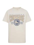 Converse Collegiate Crest Tee Tops T-shirts Short-sleeved White Conver...