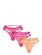 3-Pack String R Stringit Alusvaatteet Pink Hunkemöller