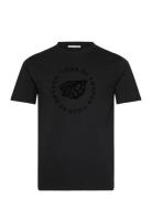 Dillan Tops T-shirts Short-sleeved Black Tiger Of Sweden