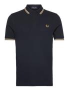 Twin Tipped Fp Shirt Tops Polos Short-sleeved Navy Fred Perry