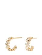 Little Crown Earrings Accessories Jewellery Earrings Hoops Gold PD Pao...