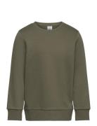 Sweatshirt Basic Tops Sweat-shirts & Hoodies Sweat-shirts Green Lindex