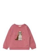 Sweatshirt Ls Tops Sweat-shirts & Hoodies Sweat-shirts Pink Minymo