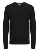 Jjpannel Knit Crew Neck Aw24 Tops Knitwear Round Necks Black Jack & J ...