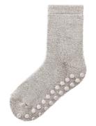 Nmfwaksi Wo/Bl Terry Sock W/Non Skid Sukat Grey Name It