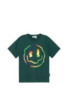 Riley Tops T-shirts Short-sleeved Green Molo