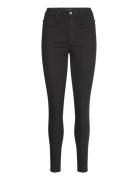 Molly High Waist Jeans Bottoms Jeans Skinny Black Gina Tricot