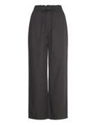 Moon Pants Poplin Bottoms Trousers Wide Leg Black Moshi Moshi Mind