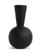 Trumpet Vase 30Cm Home Decoration Vases Big Vases Black Cooee Design