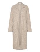 Gelasz Long Cardigan Tops Knitwear Cardigans Cream Saint Tropez