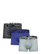 Trunk 3Pk Bokserit Multi/patterned NIKE Underwear