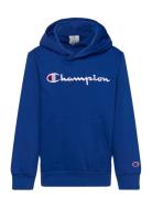 Hooded Sweatshirt Tops Sweat-shirts & Hoodies Hoodies Blue Champion