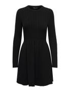 Onlfia Ls Cable Dress Knt Noos Lyhyt Mekko Black ONLY