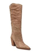 Bronty Boots Korkeavartiset Saapikkaat Beige Steve Madden