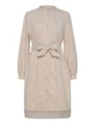 Slhelle Dress Lyhyt Mekko Beige Soaked In Luxury