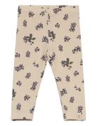 Legging Printed Bottoms Leggings Beige Petit Piao