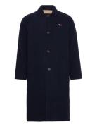 Tjm Wool Coat Villakangastakki Pitkä Takki Navy Tommy Jeans