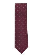 Classic Tie Solmio Kravatti Burgundy Amanda Christensen