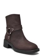 Boot Shoes Boots Ankle Boots Ankle Boots With Heel Brown Sofie Schnoor