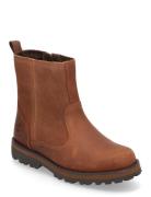 Courma Kid Mid Warm Lined Boot Medium Brown Talvisaappaat Brown Timber...