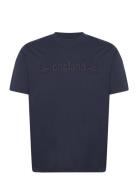 Hampthon Short Sleeve Tee Dark Sapphire Tops T-shirts Short-sleeved Na...