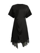 Lana Lace Dress Polvipituinen Mekko Black AllSaints