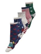 Kogchristmas 5-Pack Socks In A Box Acc Sukat Multi/patterned Kids Only