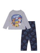 Pyjama Pyjamasetti Pyjama Grey Paw Patrol