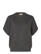 Fqani-Pu-Bat Tops Knitwear Jumpers Grey FREE/QUENT